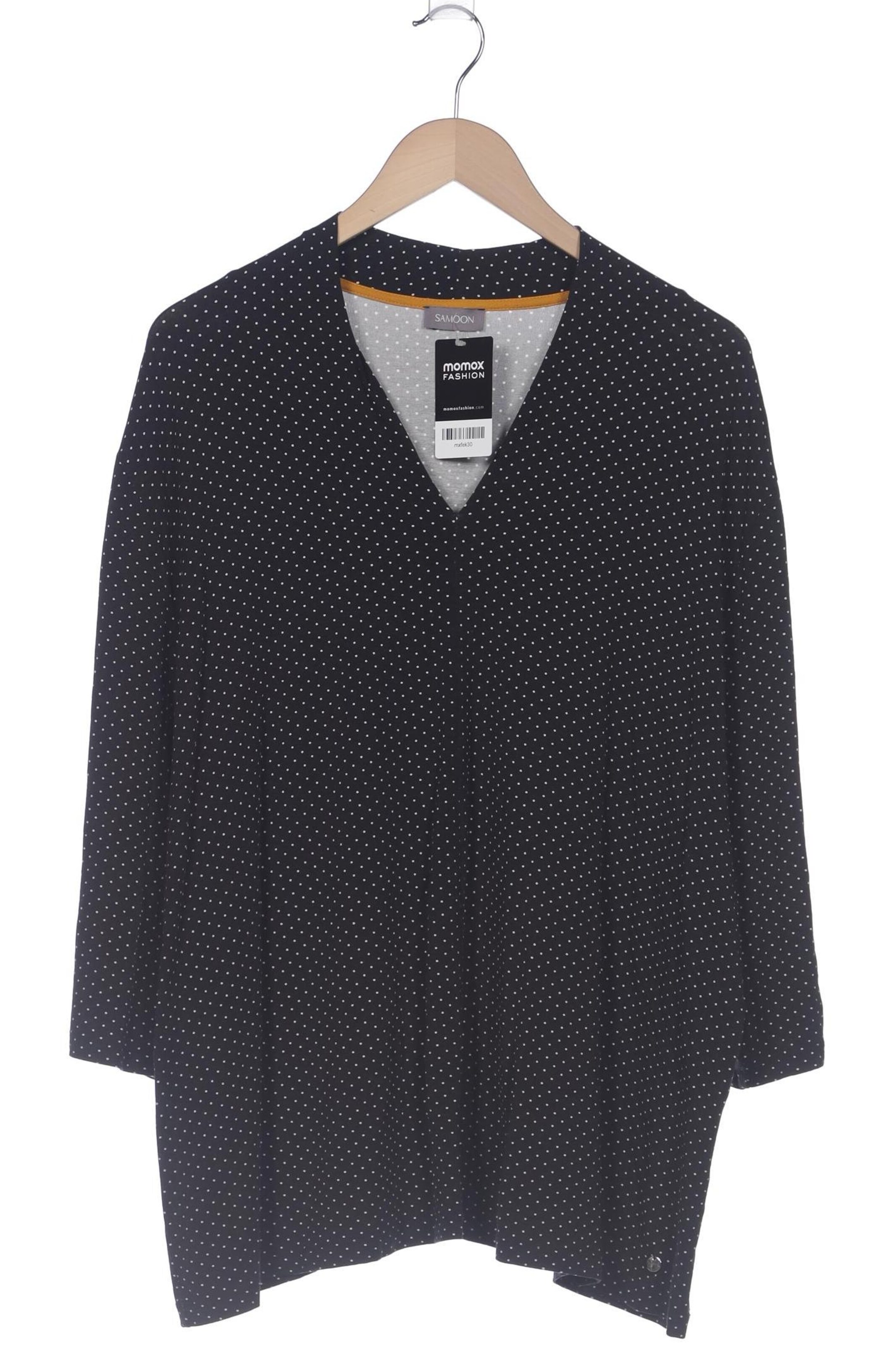 SAMOON Top & Shirt in XXL in Black: front