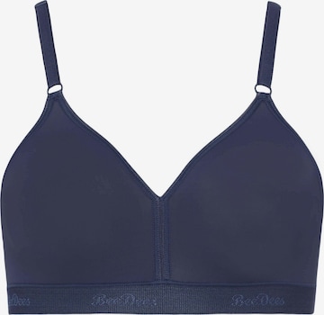 BeeDees Bra 'BH Microfun N' in Blue: front