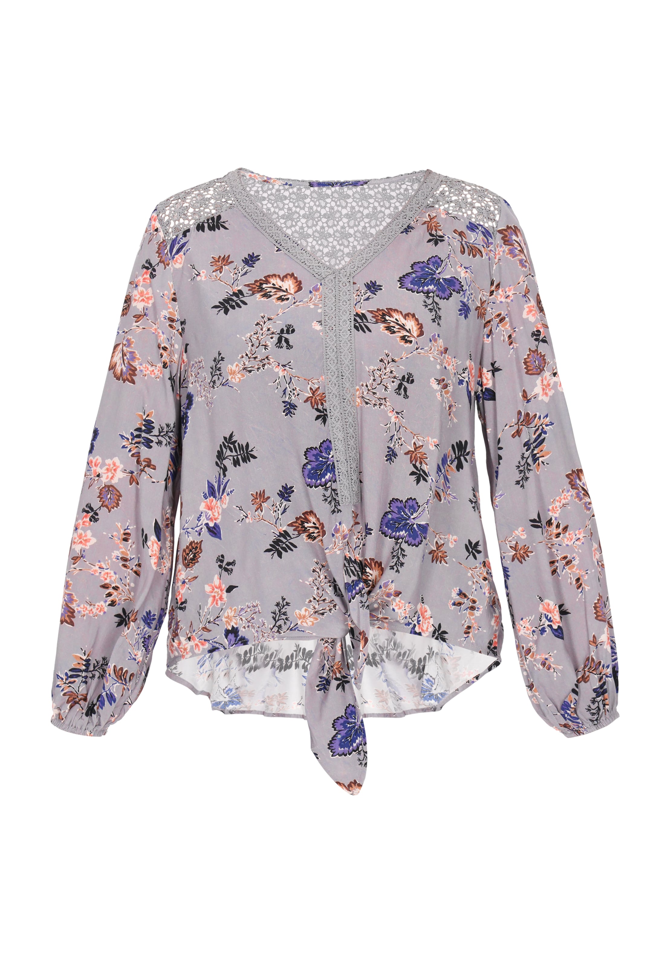 usha FESTIVAL Blouse 'Fashion Look' in Blauw: voorkant