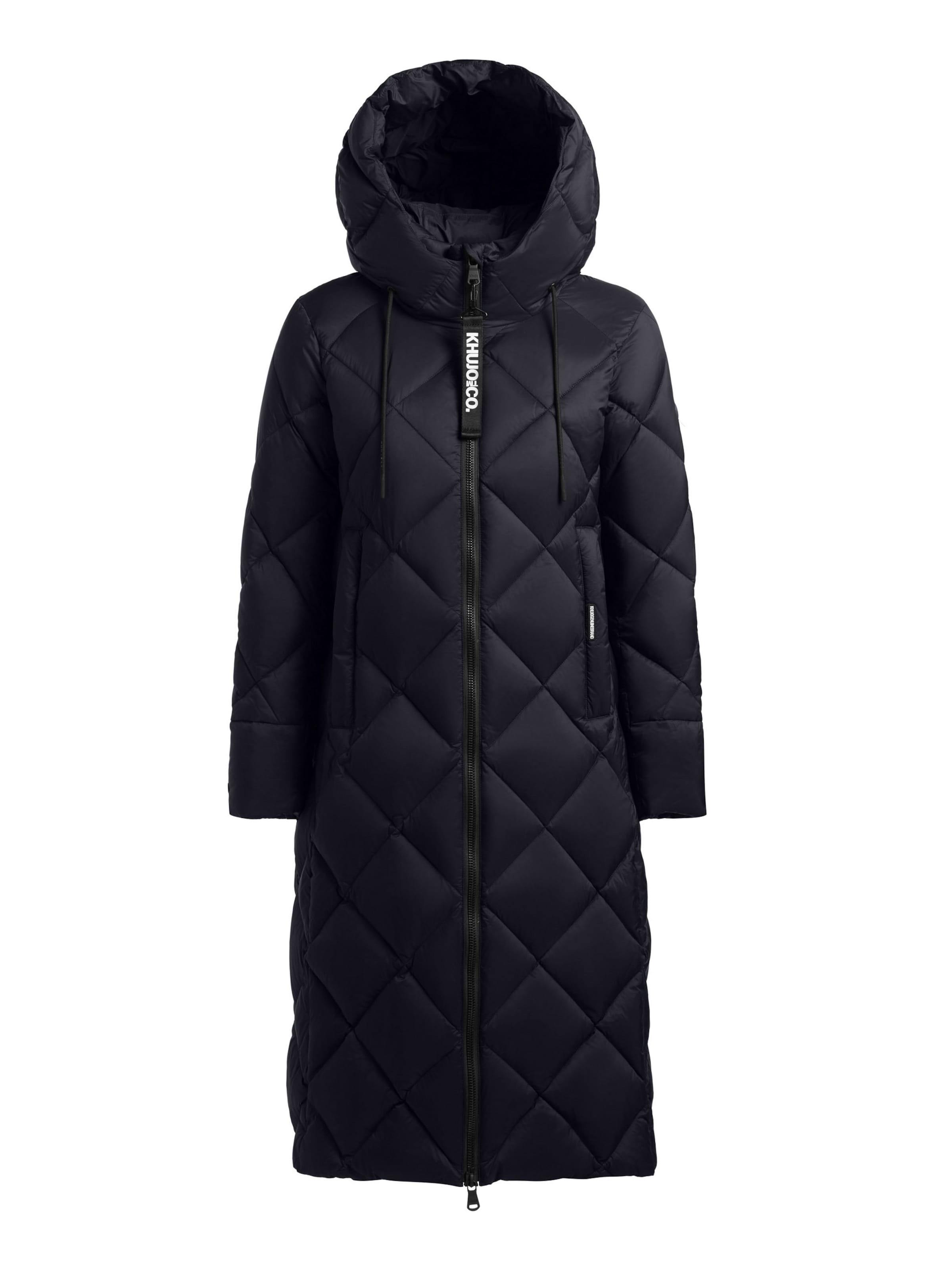 Manteau d’hiver 'Cilia2' khujo en bleu : devant