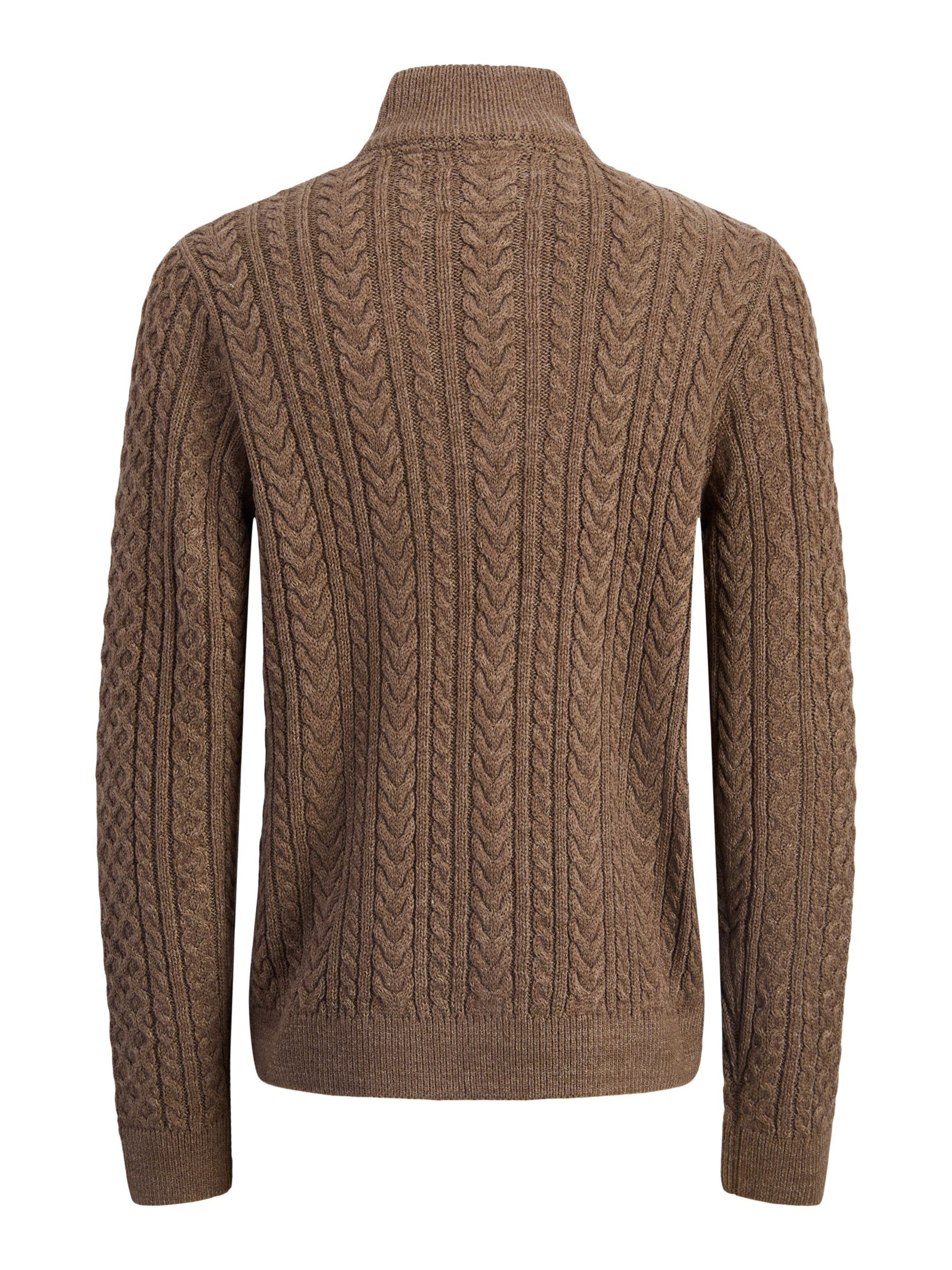 JACK & JONES Sweater in Brown