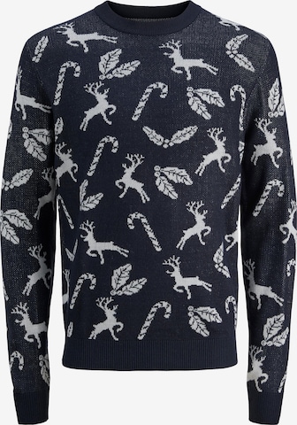 Pull-over JACK & JONES en bleu : devant