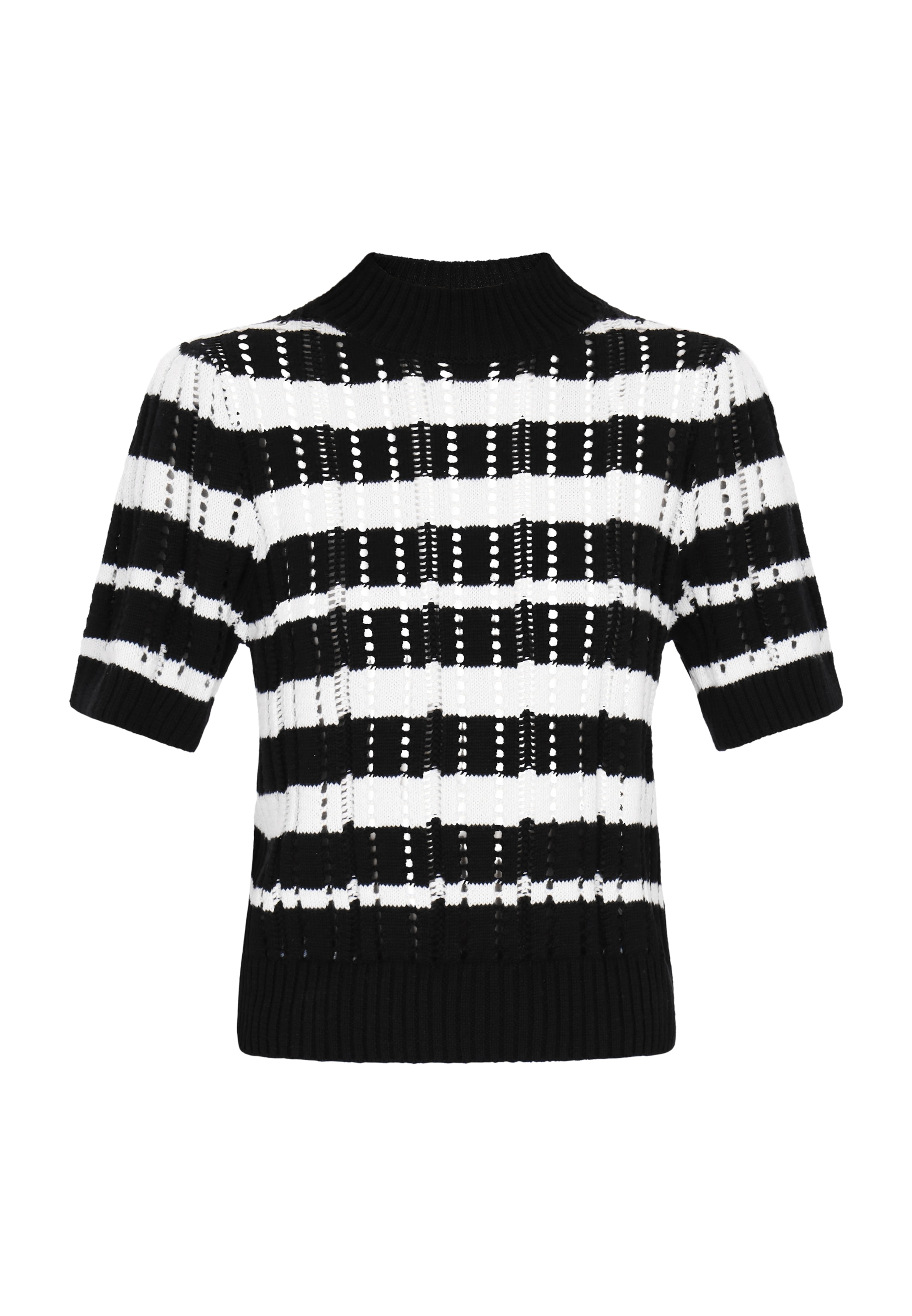 Pull-over 'Boho' IZIA en noir : devant