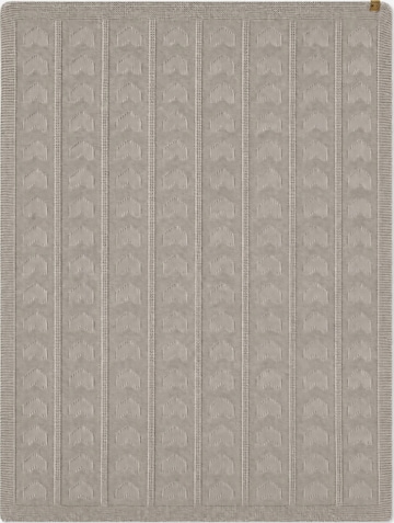 BergBiber Babydecke 'Strickdecke - 100% Bambus' in Beige: Vorderseite