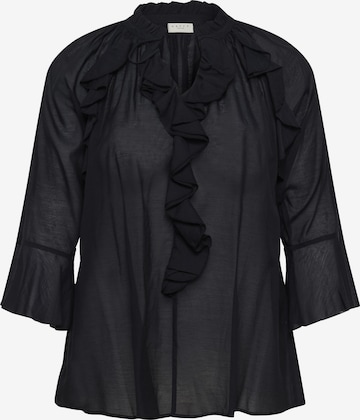 Chemisier 'KCflori' KAFFE CURVE en noir : devant