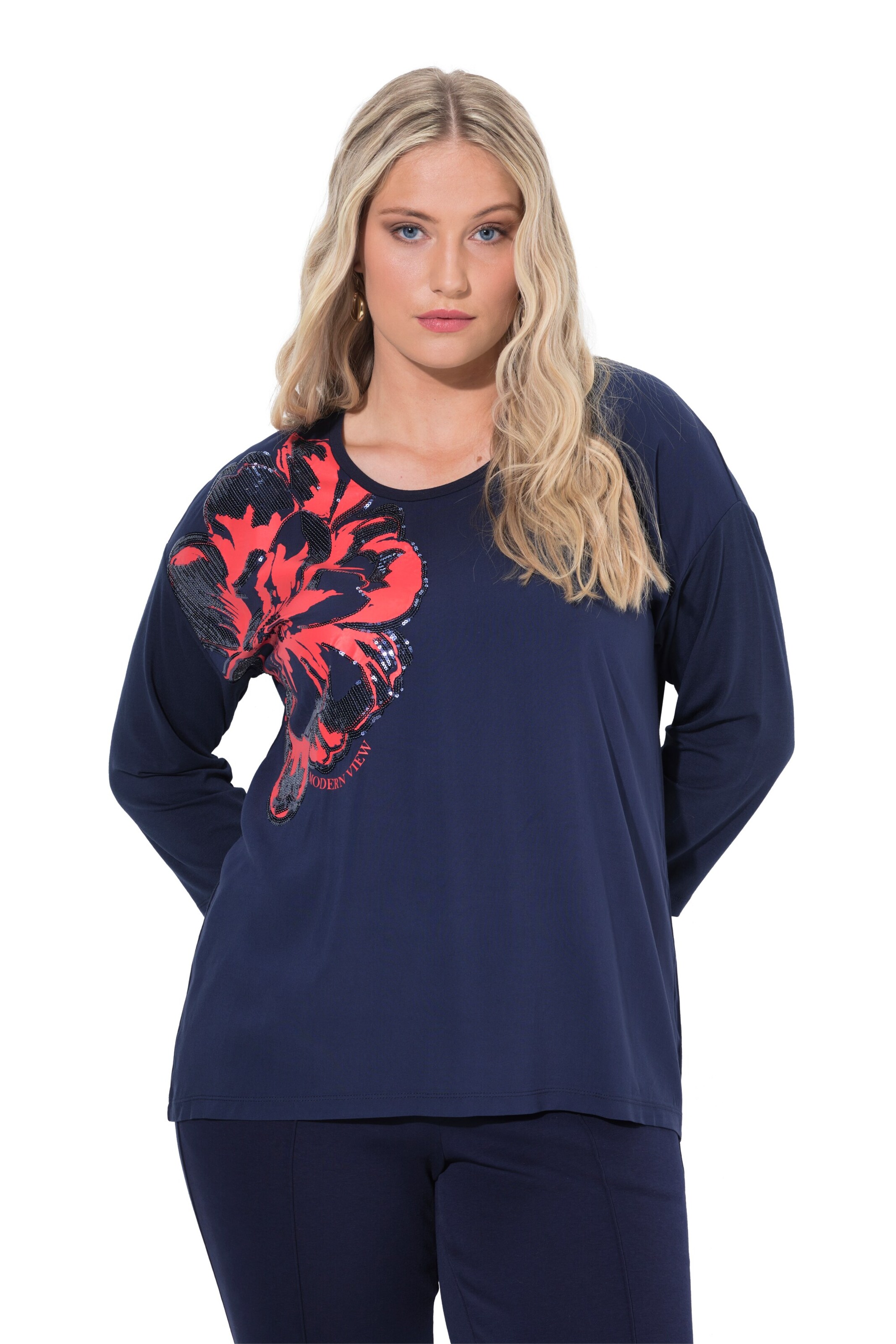 Ulla Popken Shirt in Blue: front