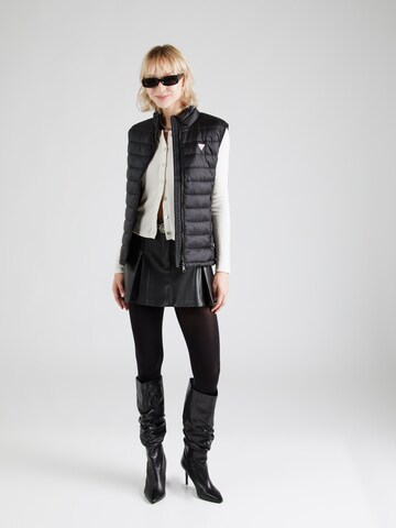 GUESS JEANS Weste in Schwarz