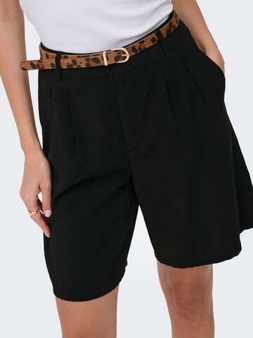 ONLY Regular Bandplooibroek 'ONLaris' in Zwart