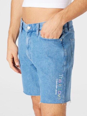 Calvin Klein Jeans Regular Shorts in Blau