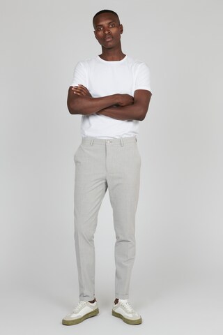 Matinique Slim fit Pleated Pants 'MAliam' in Grey