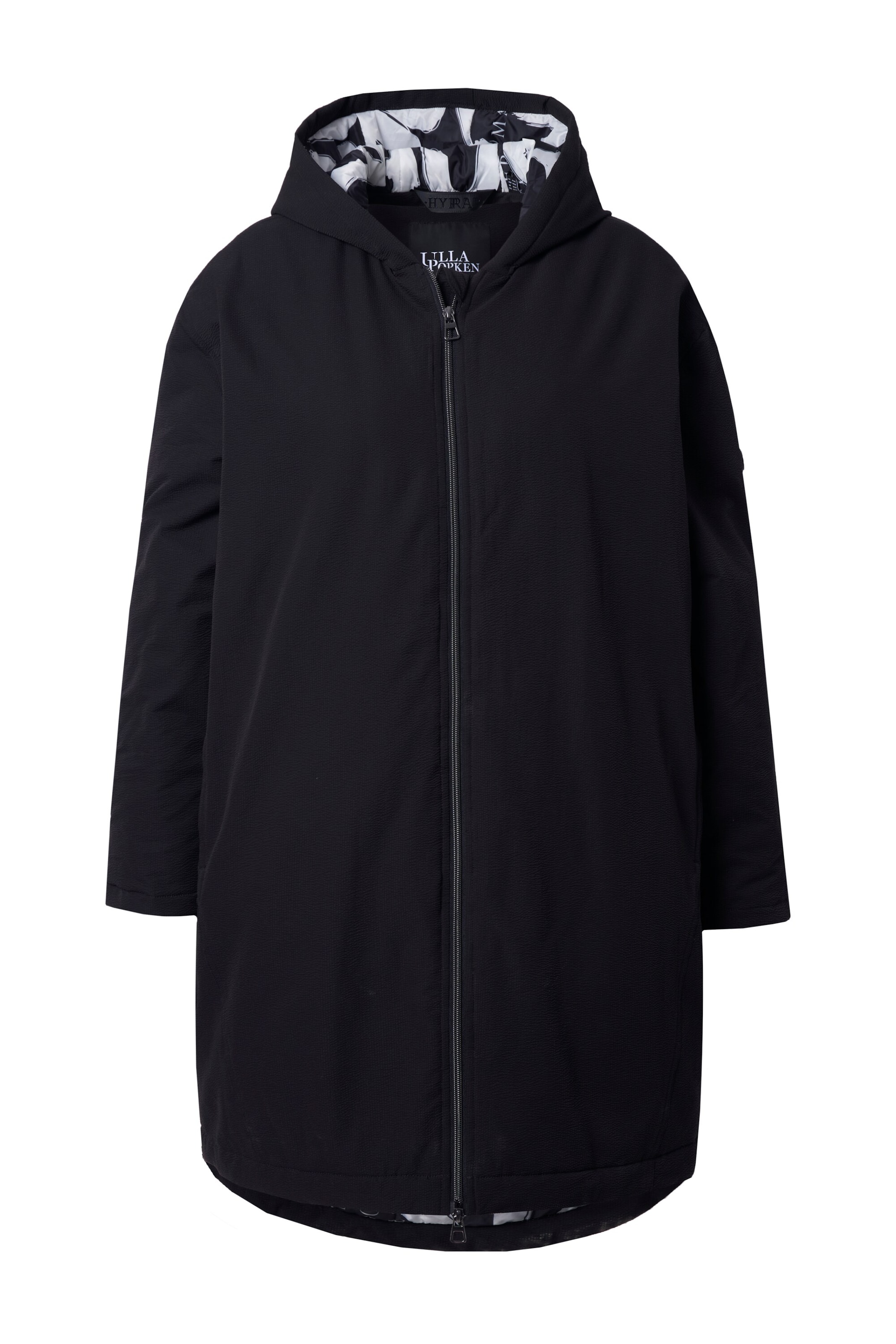 Ulla Popken Tussenjas in Zwart: voorkant