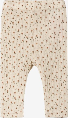 Coupe slim Leggings NAME IT en beige : devant