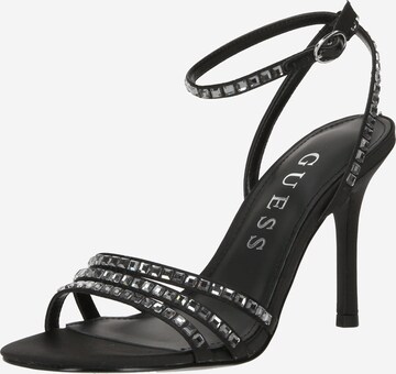 GUESS - Sandália 'DIVINIT' em preto: frente