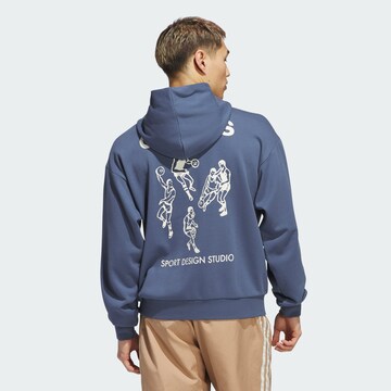 ADIDAS ORIGINALS Sweatshirt 'WWH' in Blauw: voorkant