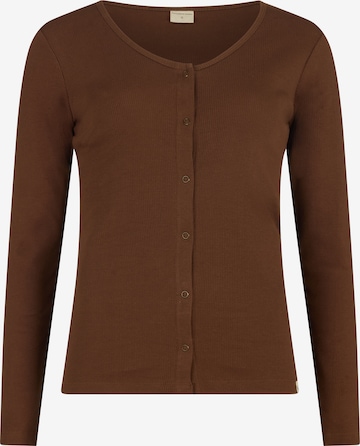 Turtledove London Strickjacke ' Nora ' in Braun: Vorderseite