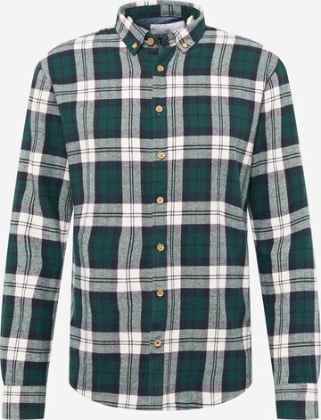 Kronstadt Regular fit Button Up Shirt 'Dean' in Green: front