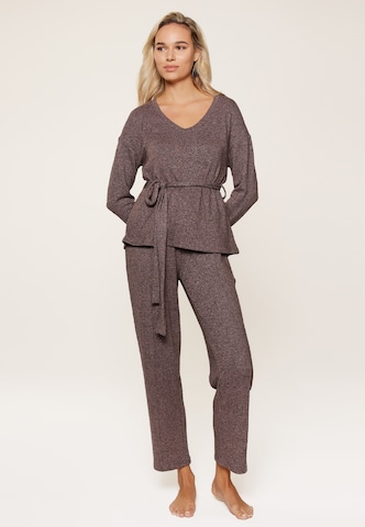 Tenue d'intérieur LingaDore en gris : devant