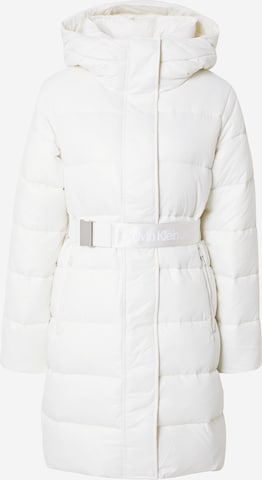 Calvin klein white winter coat online