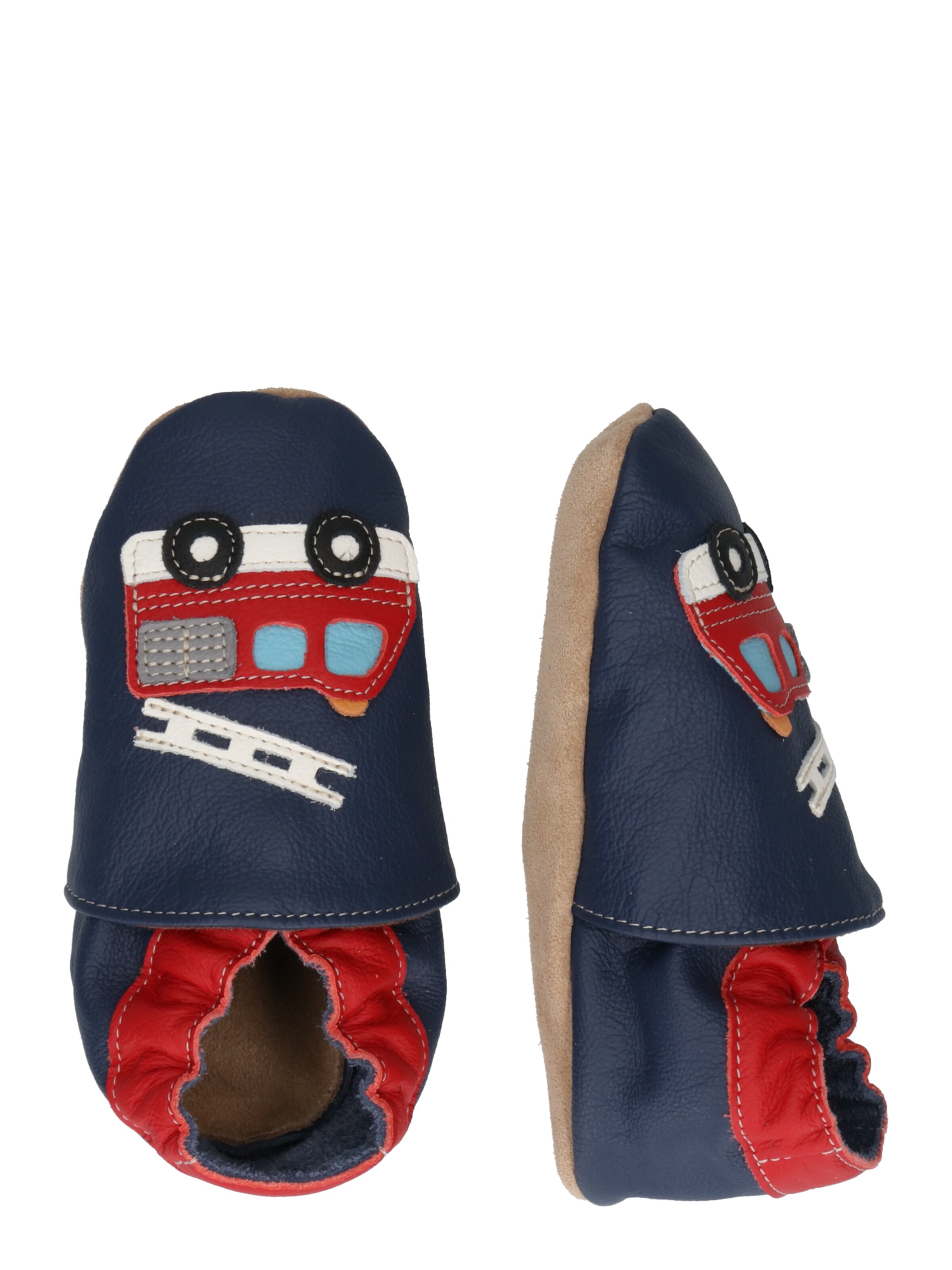 BECK Lauflernschuh 'Feuerwehr' in Blau