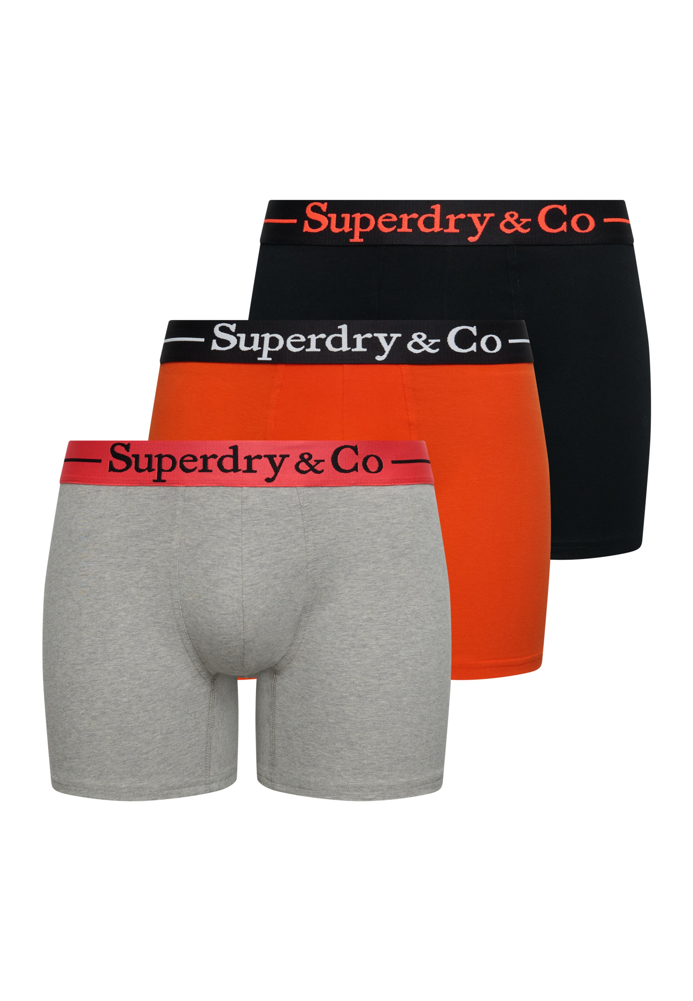 Superdry & Co Boxer shorts in Grey: front