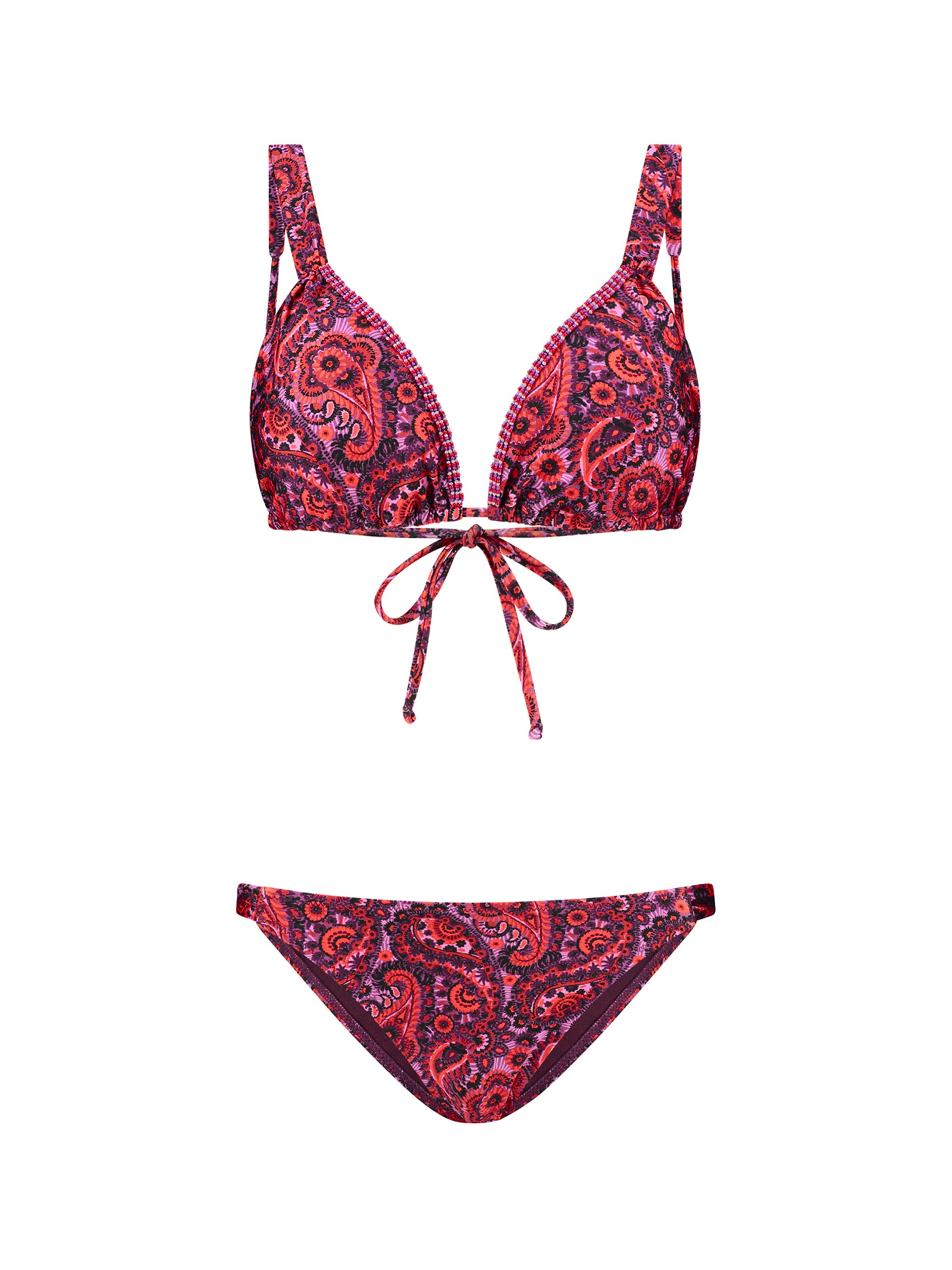 Shiwi Trojúhelníková Bikiny 'Bindi' – fialová: přední strana