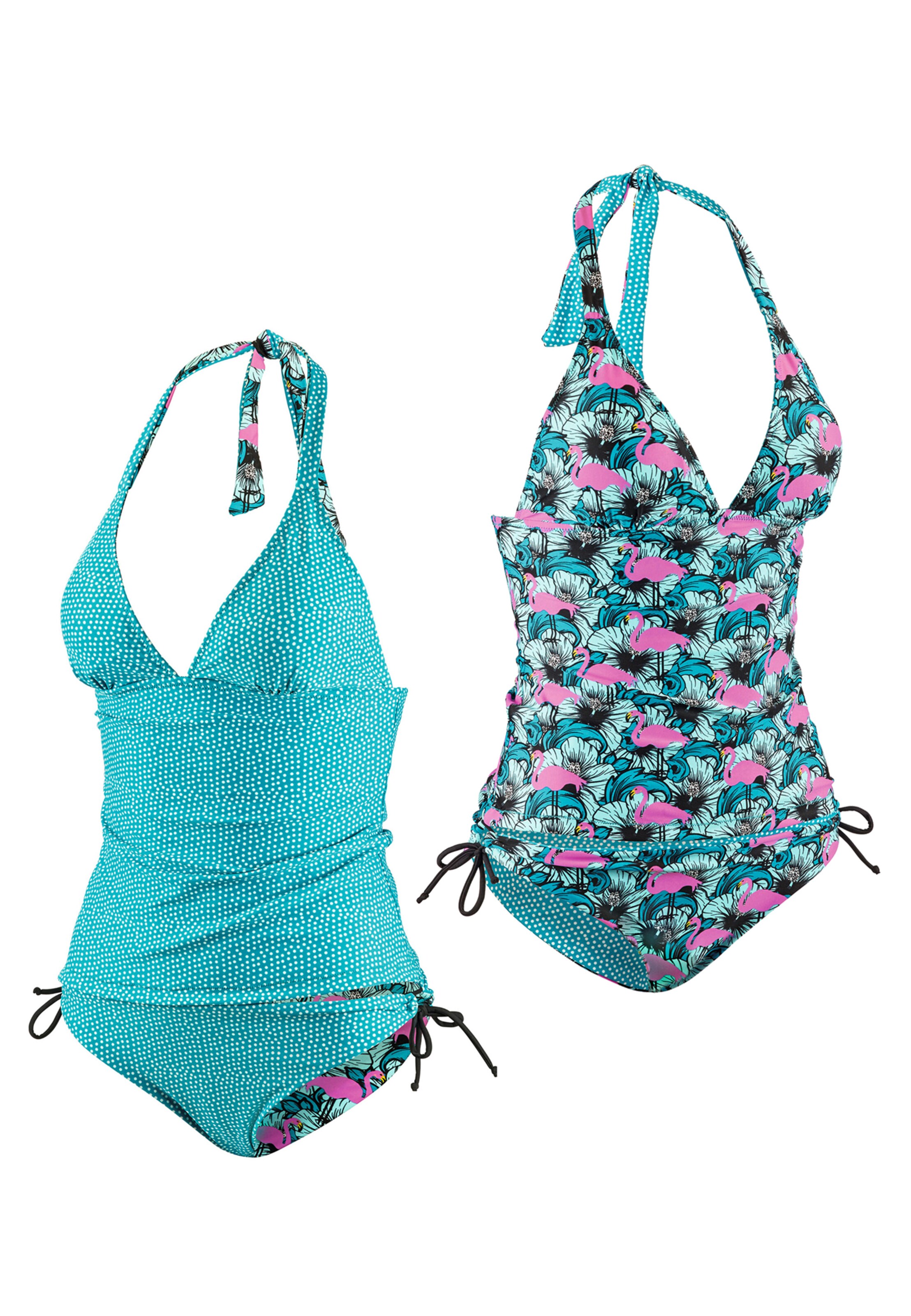 BECO the world of aquasports Tankini 'Flamingo Eden' in Green