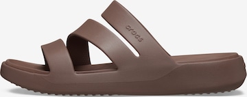 Crocs Mule 'Getaway' in Brown: front
