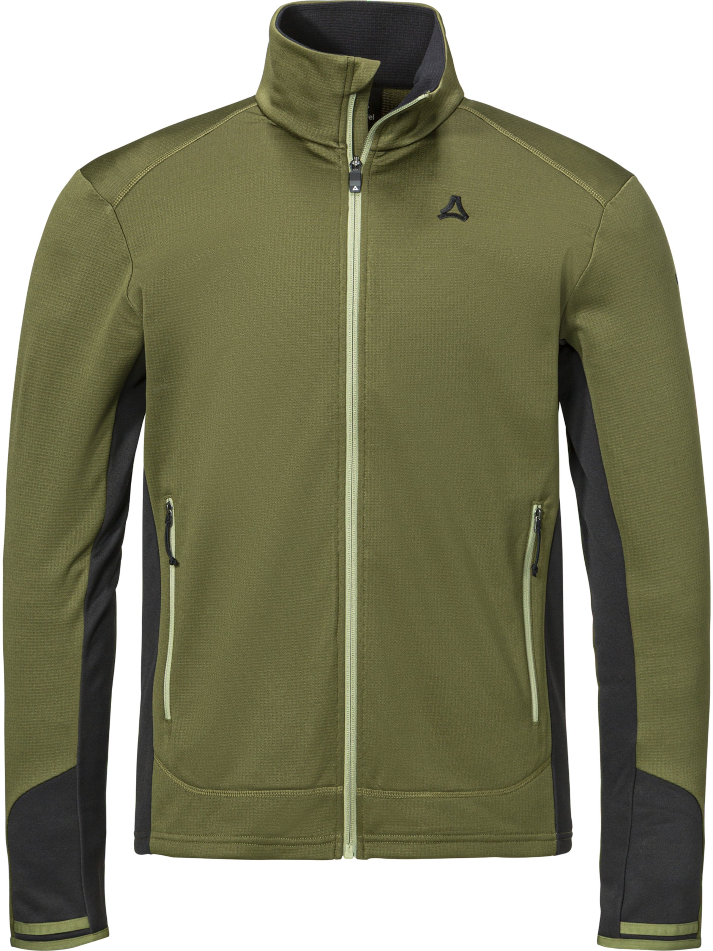 Schöffel Athletic Fleece Jacket 'Milagle' in Green: front