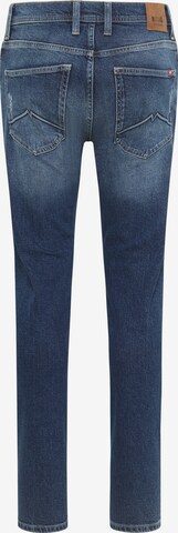 MUSTANG Tapered Jeans ' Oregon  ' in Blau