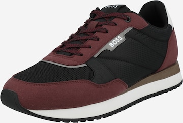 Sneaker bassa 'Kai' di BOSS Black in rosso: frontale