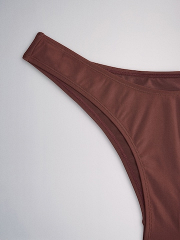 The Set Bikini hlačke | rjava barva