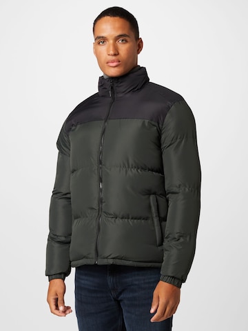 BRAVE SOUL Between-Season Jacket 'DAVIS' in Green: front