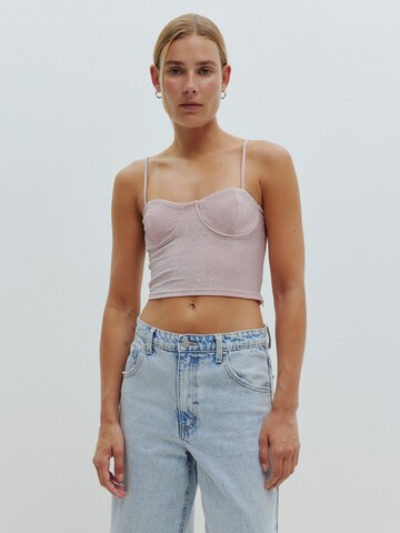 EDITED Top 'Clemence' in Pink: front