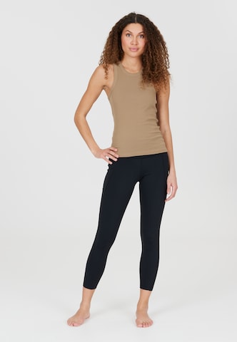 Athlecia Sports Top 'Lankae' in Brown