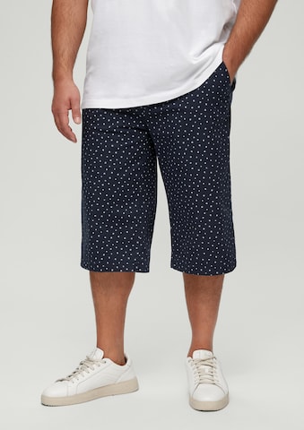 s.Oliver Regular Trousers in Blue: front