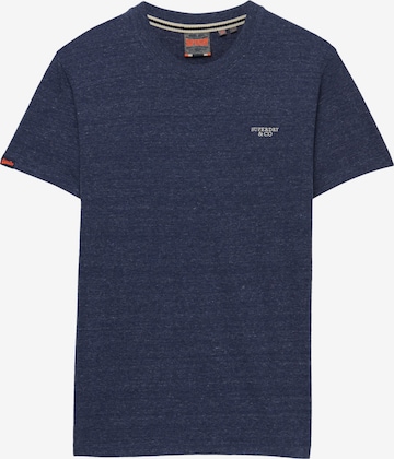 T-Shirt 'Essential' Superdry & Co en bleu : devant
