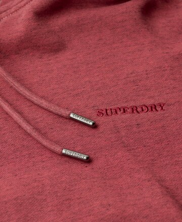 Superdry Sweatshirt 'ESSENTIAL' in Rood