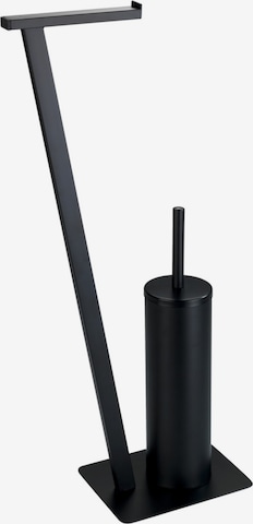 Wenko WC-Garnitur 'Lirio' in Schwarz: Vorderseite