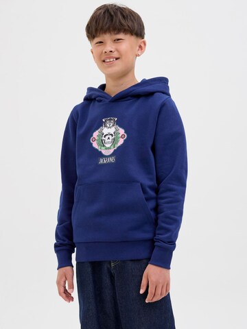 Jack & Jones Junior - Sudadera en azul: frente