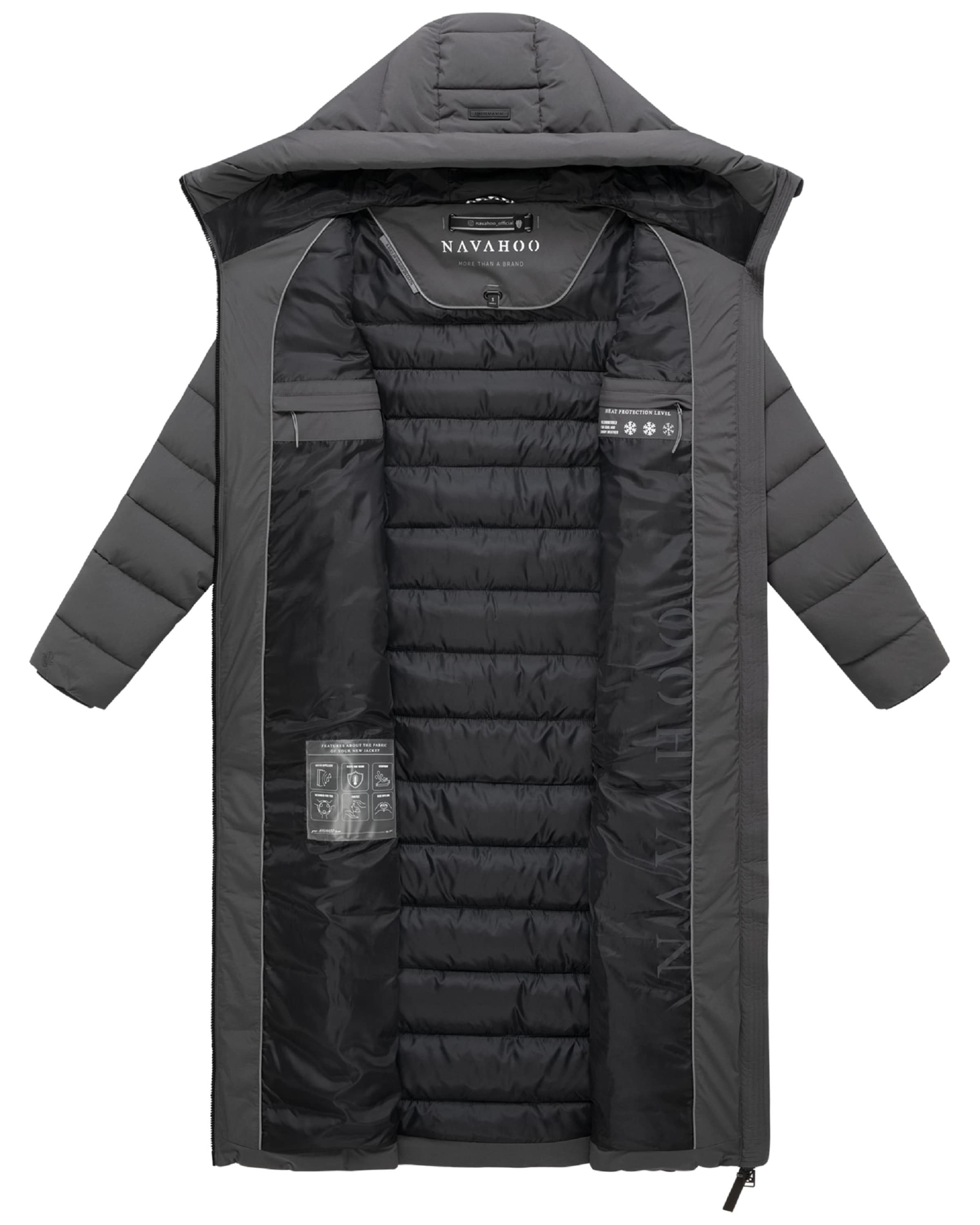 Cappotto invernale 'Vanillawolke 14' di NAVAHOO in grigio