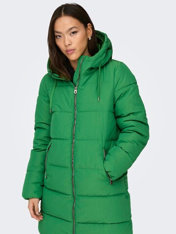 ONLY - Sobretudo de inverno 'Dolly' em verde: frente