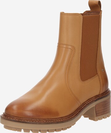 Vanessa Bruno Chelsea boots in Bruin: voorkant