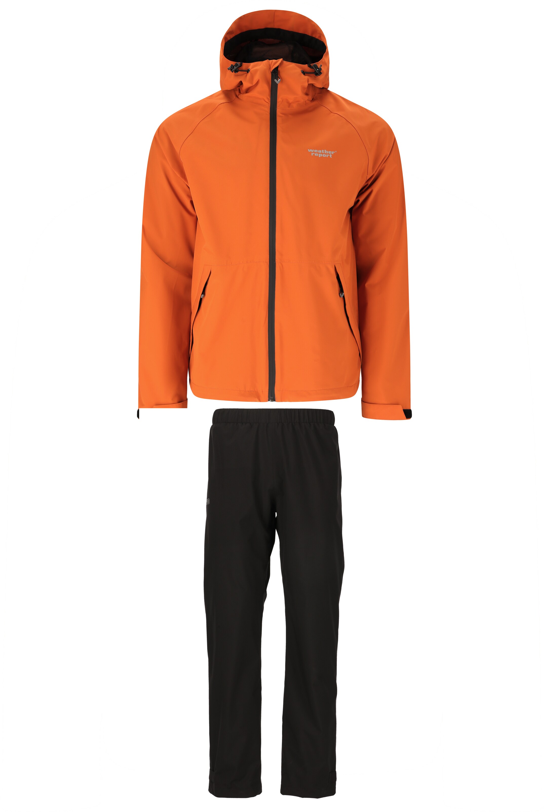 Weather Report Performance Jacket 'Gust' in Orange: front