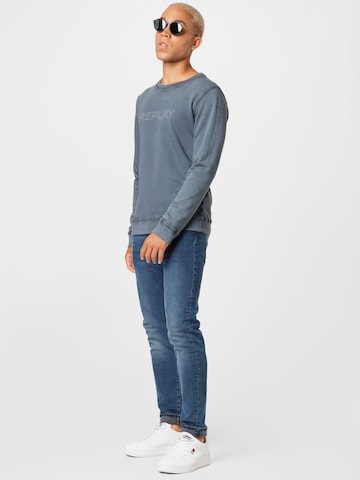 REPLAY - Sweatshirt em cinzento