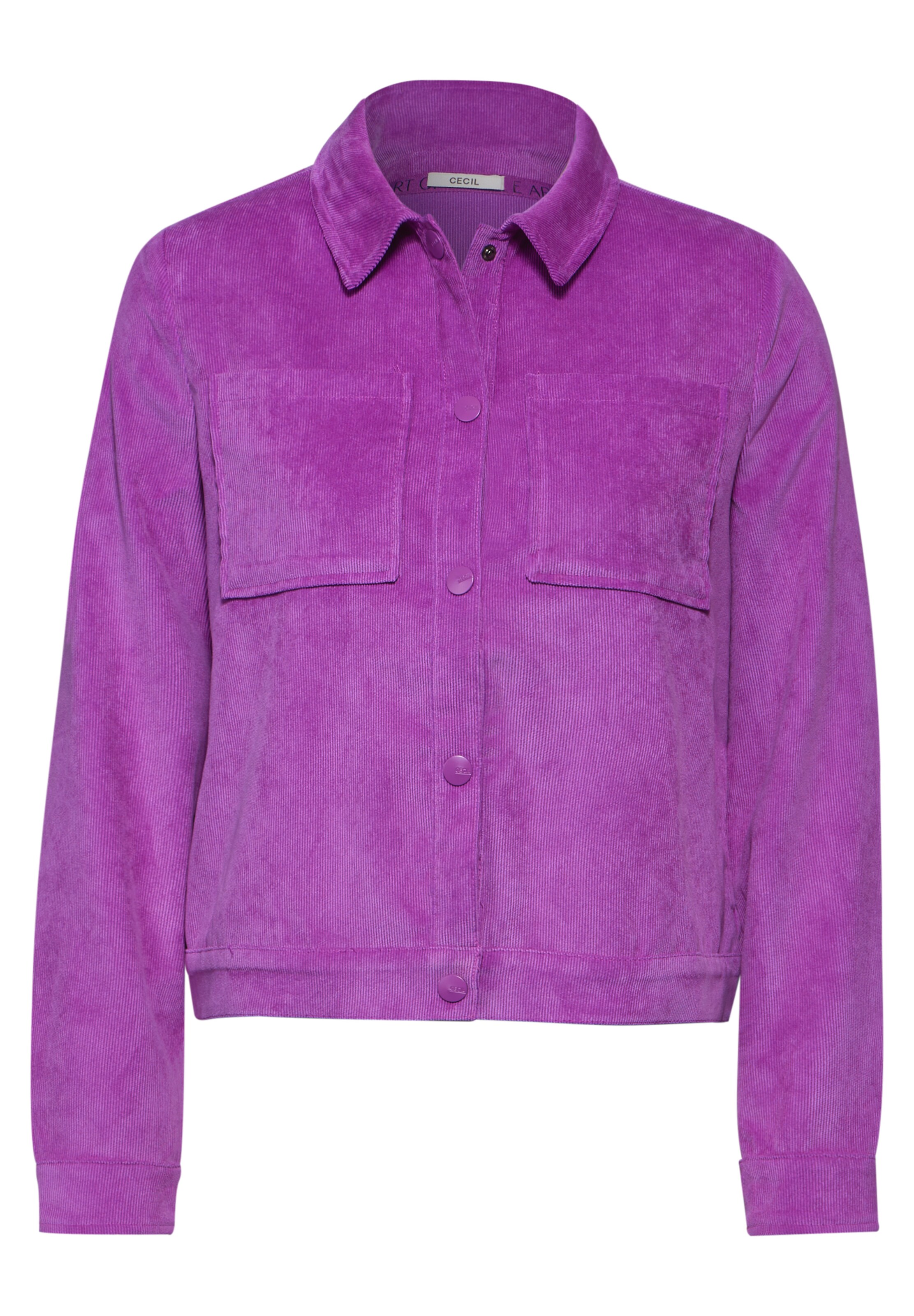 CECIL Between-Season Jacket in Purple: front