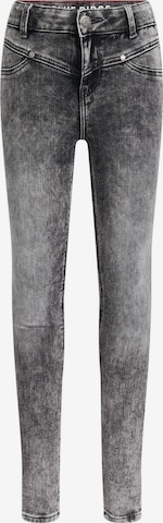 WE Fashion Skinny Jeans in Grijs: voorkant