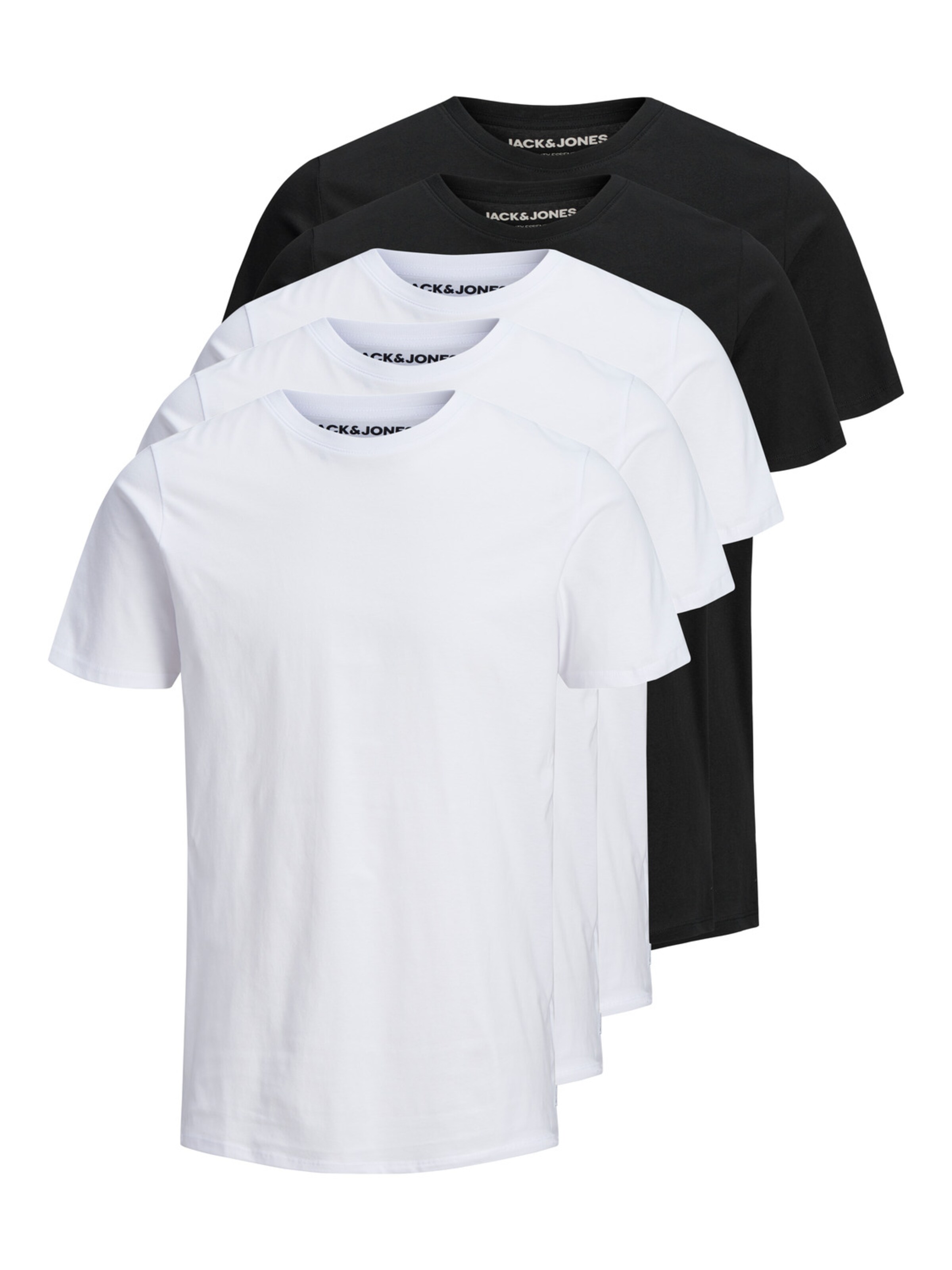 JACK & JONES T-shirt 'Essentials' i svart: framsida