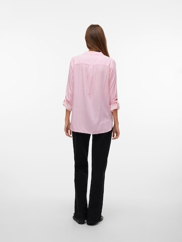 VERO MODA Blouse 'Bumpy' in Roze