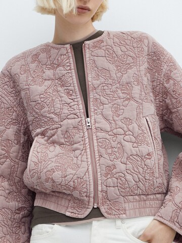 MANGO Prehodna jakna 'Maui' | roza barva