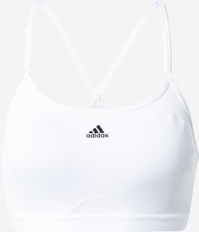 ADIDAS PERFORMANCE Športni nederček | črna / bela barva, Prikaz izdelka